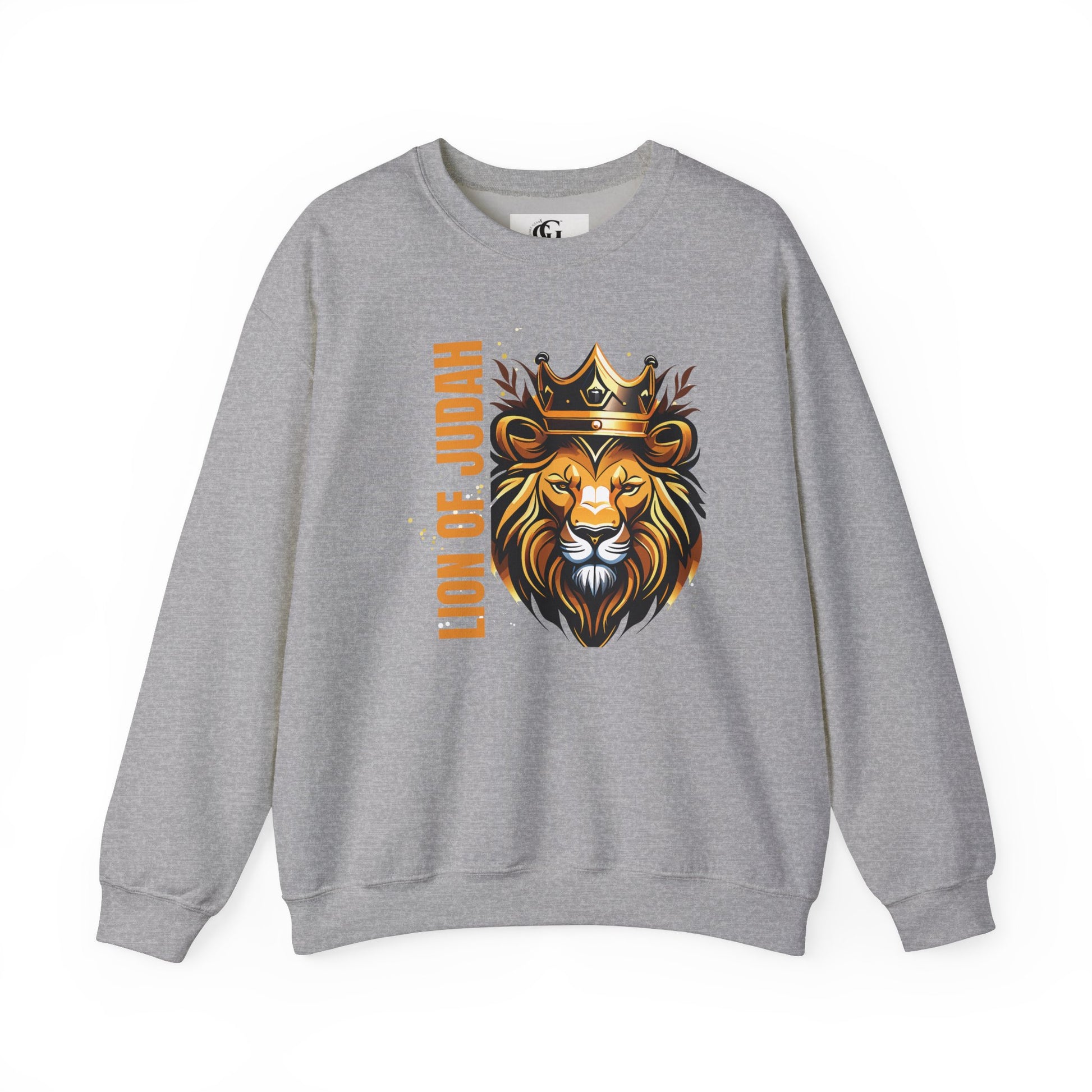 Lion of Judah Unisex Crewneck Sweatshirt - Faith-Inspired Apparel