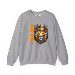 Collection of Lion of Judah Unisex Crewneck Sweatshirt - Faith-Inspired Apparel in a gallery layout