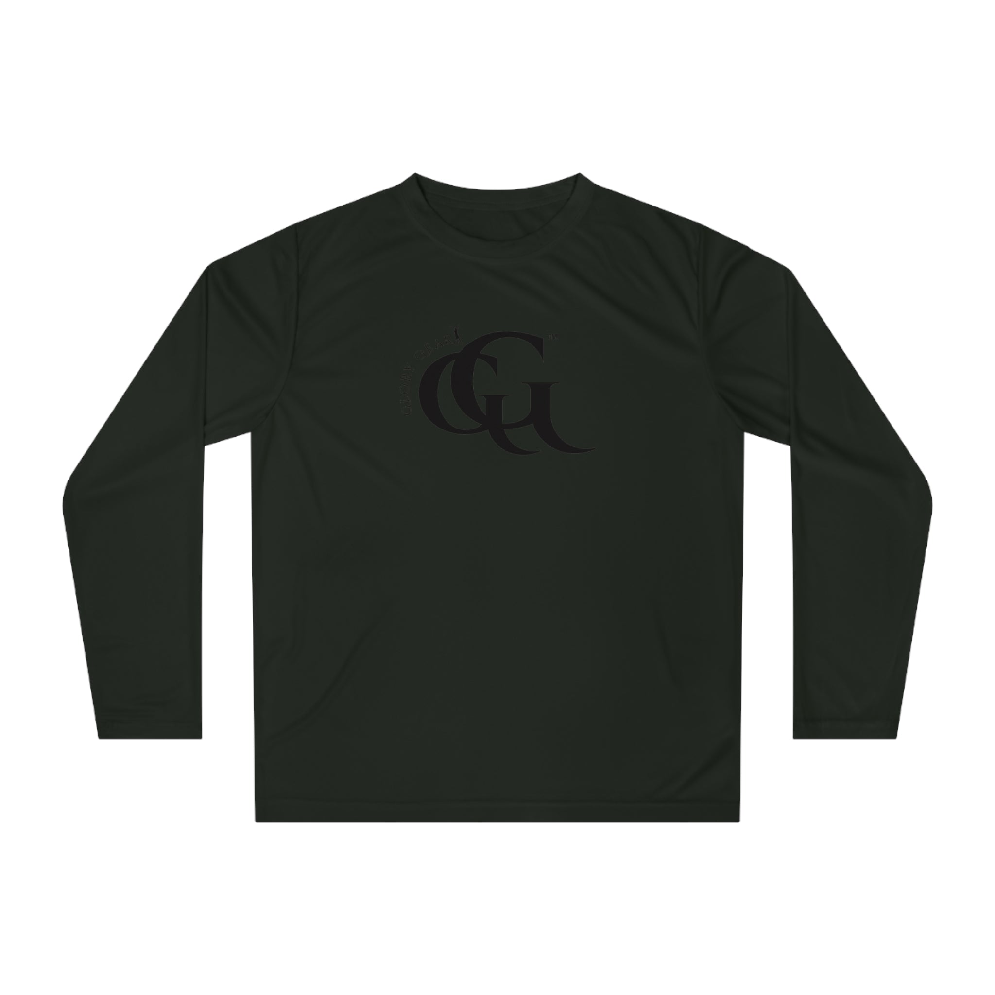 Collection of Unisex Performance Long Sleeve Shirt - 'Glory Gear' Athletic Tee for Fitness Enthusiasts in a gallery layout