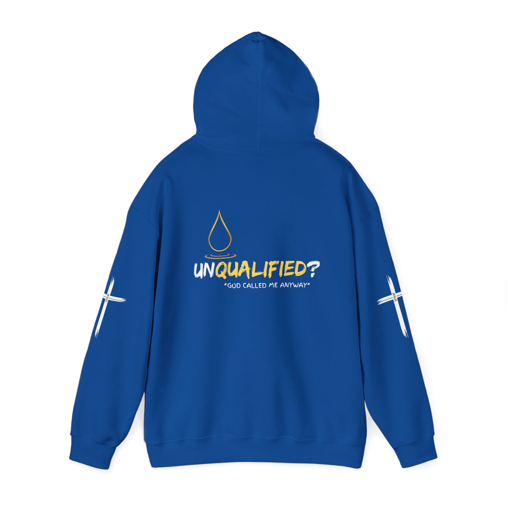 Collection of Unisex Hoodie: Unqualified? God Called Me Anyway - Faith-Inspired Apparel in a gallery layout