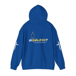 Collection of Unisex Hoodie: Unqualified? God Called Me Anyway - Faith-Inspired Apparel in a gallery layout