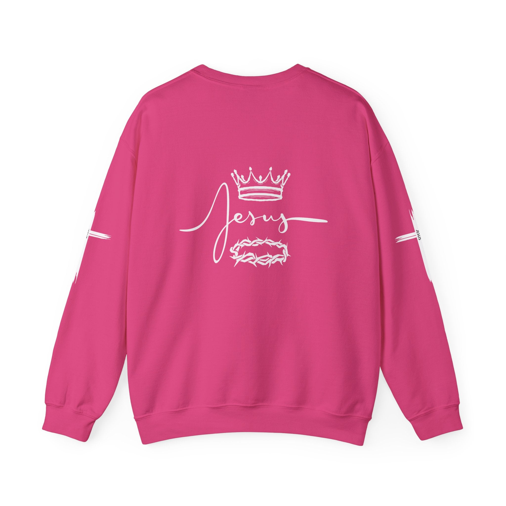 Collection of Jesus Crown & Thorns Unisex Crewneck Sweatshirt in a gallery layout