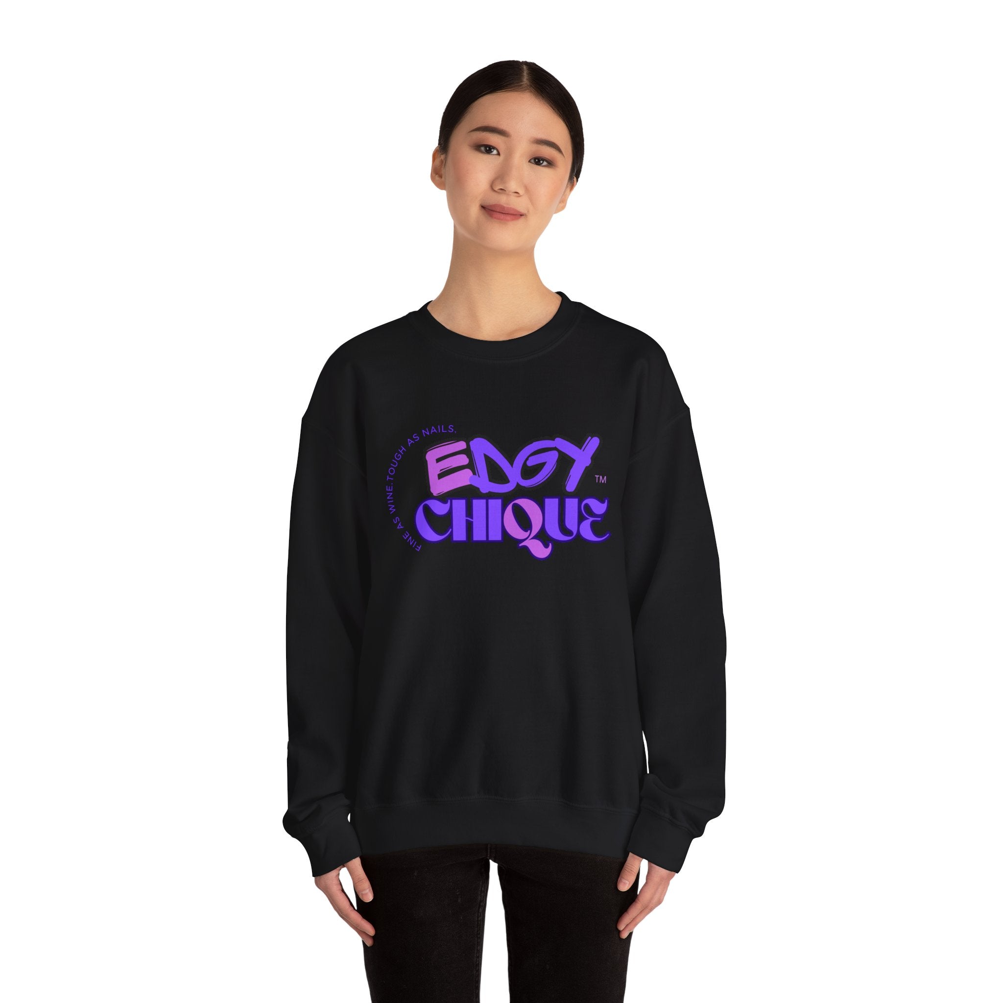 Collection of Edgy Chique Unisex Heavy Blend™ Crewneck Sweatshirt - Trendy & Comfortable Apparel in a gallery layout