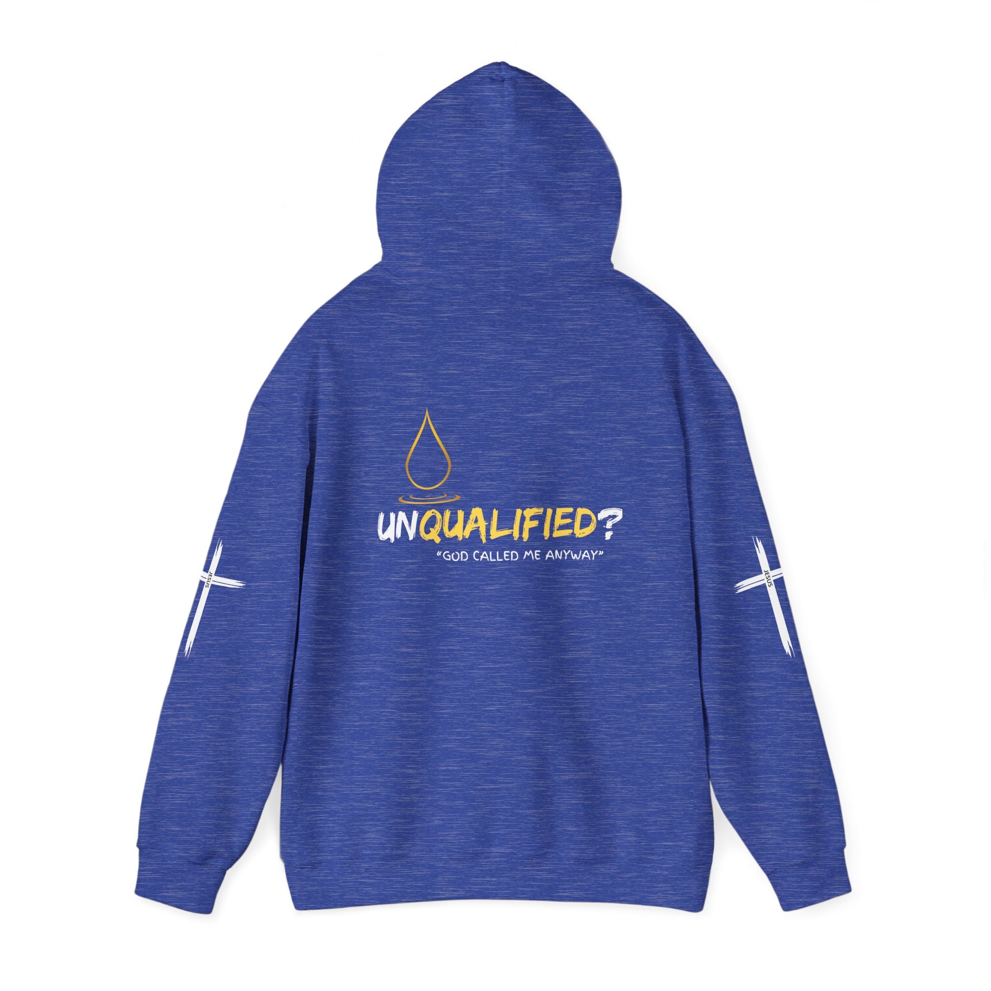 Unisex Hoodie: Unqualified? God Called Me Anyway - Faith-Inspired Apparel