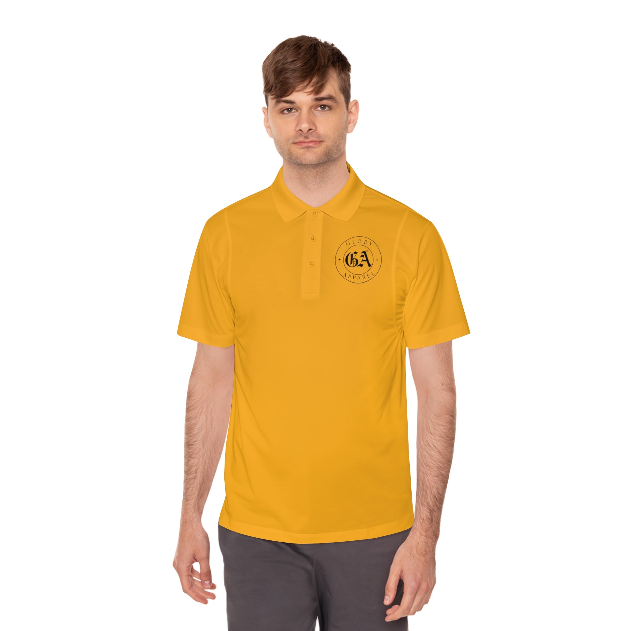 Collection of Glory Apparel Premium Men's Sport Polo Shirt - Comfortable Performance Wear for Active Lifestyles in a gallery layout