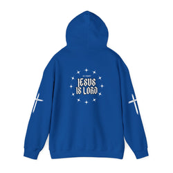 Collection of Unisex Heavy Hooded Sweatshirt - Jesus Is Lord Design in a gallery layout