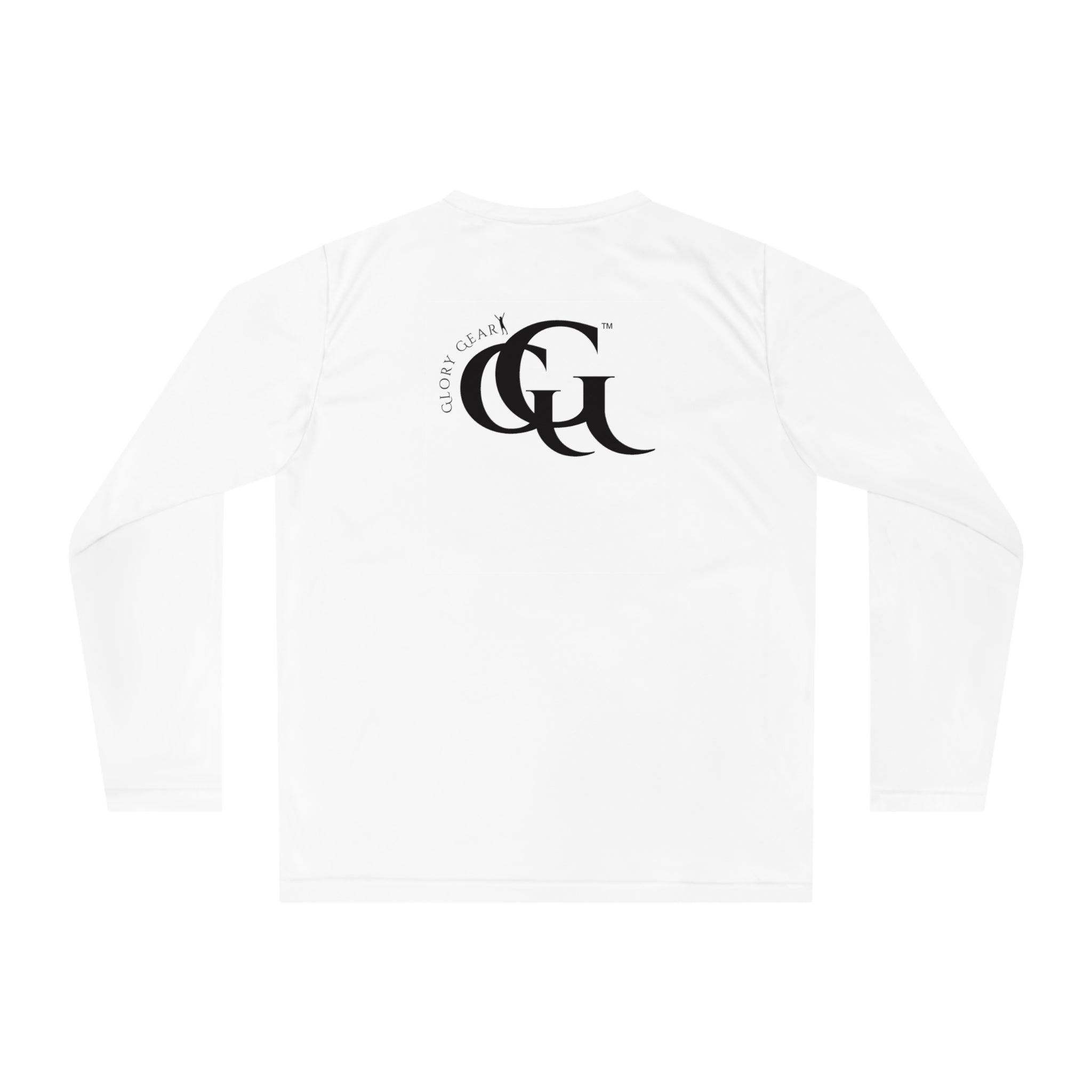 Collection of Unisex Performance Long Sleeve Shirt - 'Glory Gear' Athletic Tee for Fitness Enthusiasts in a gallery layout