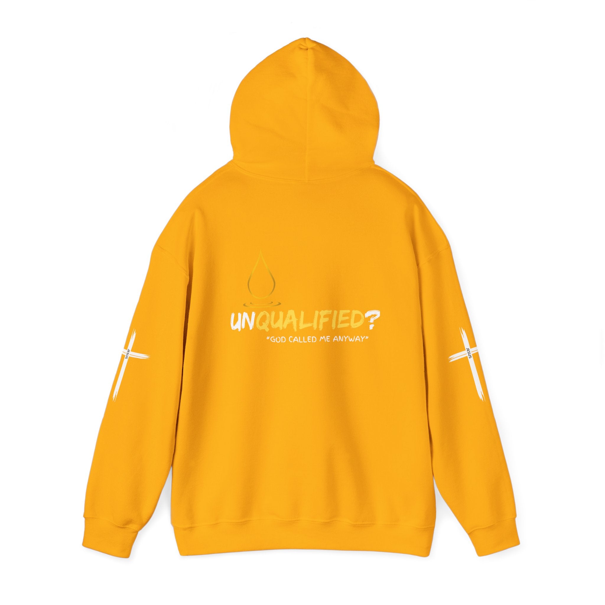 Collection of Unisex Hoodie: Unqualified? God Called Me Anyway - Faith-Inspired Apparel in a gallery layout