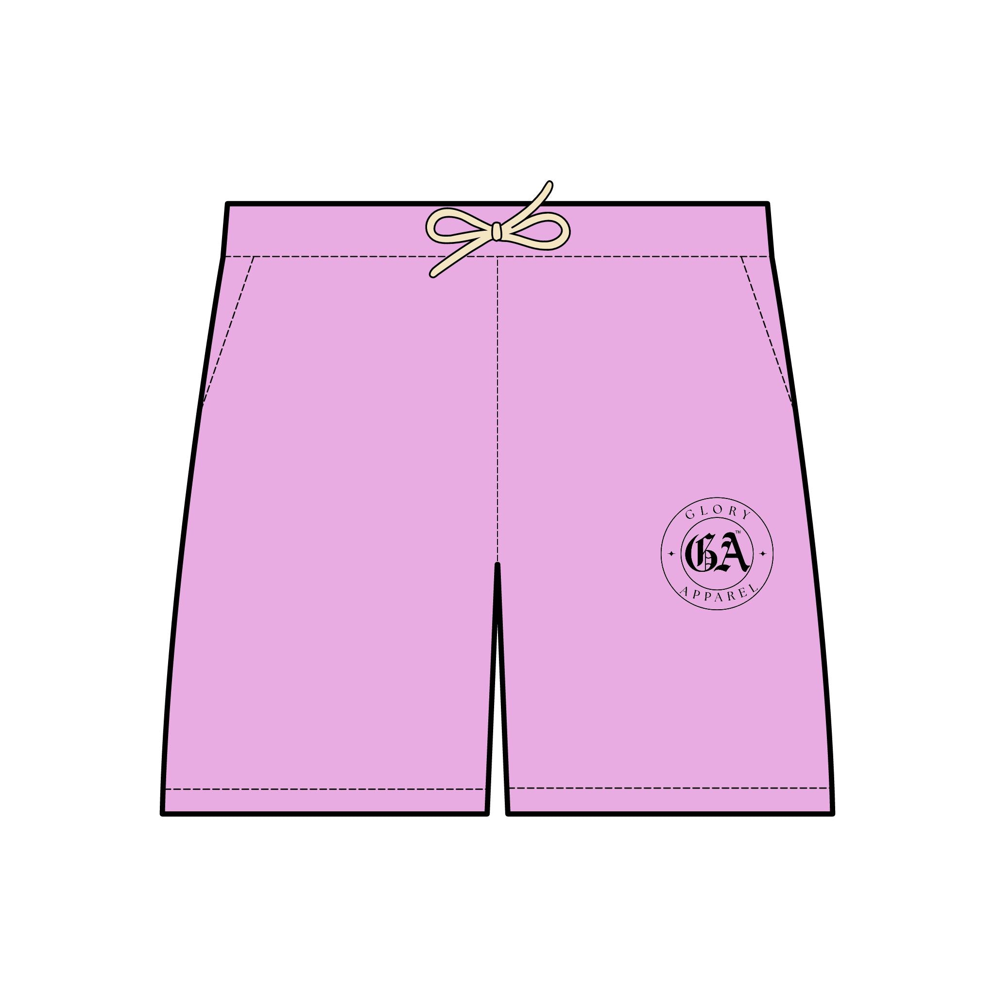 Collection of Glory Apparel Unisex Lightweight Fleece Sweat Shorts - Perfect for Casual Comfort and Summer Leisure in a gallery layout