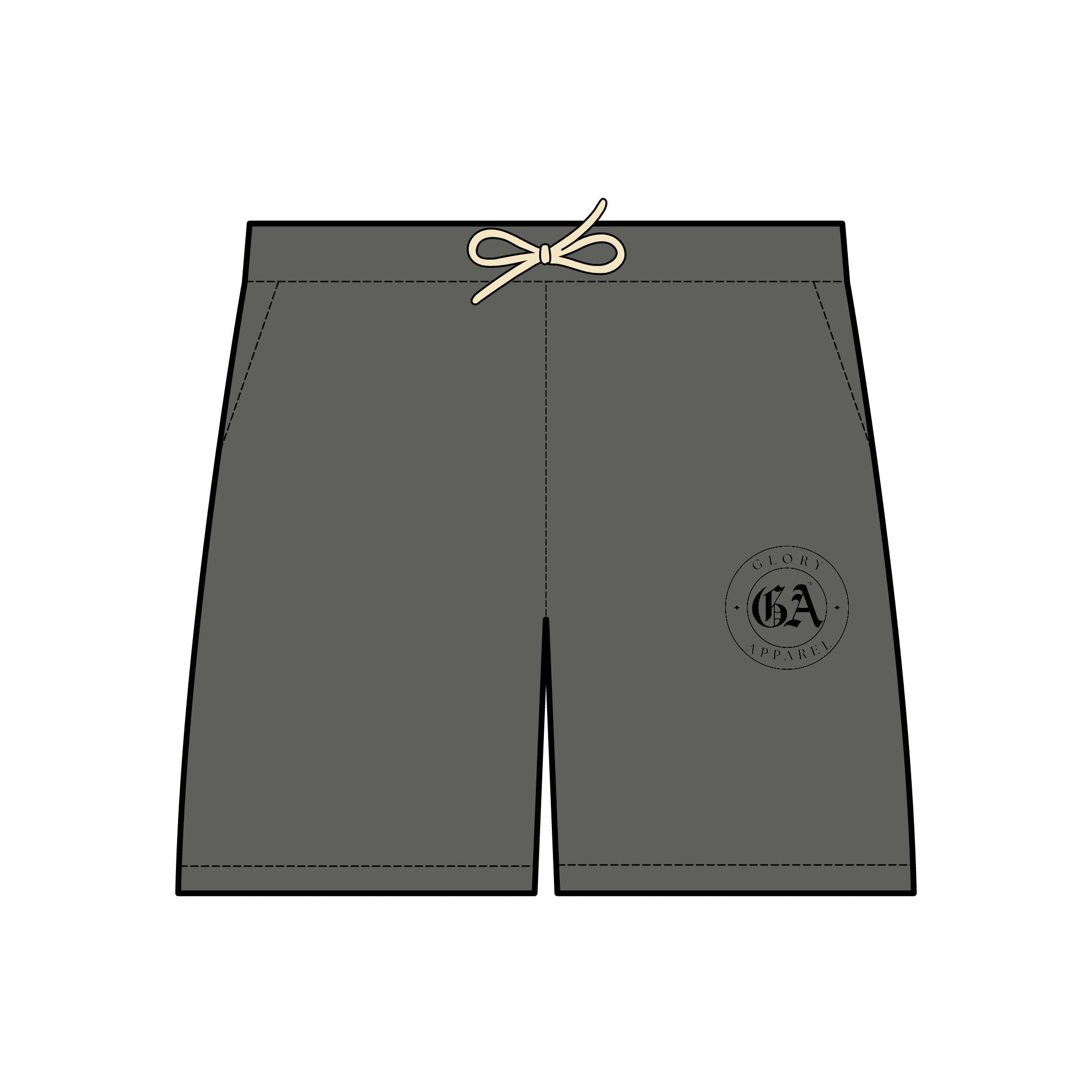 Collection of Glory Apparel Unisex Lightweight Fleece Sweat Shorts - Perfect for Casual Comfort and Summer Leisure in a gallery layout