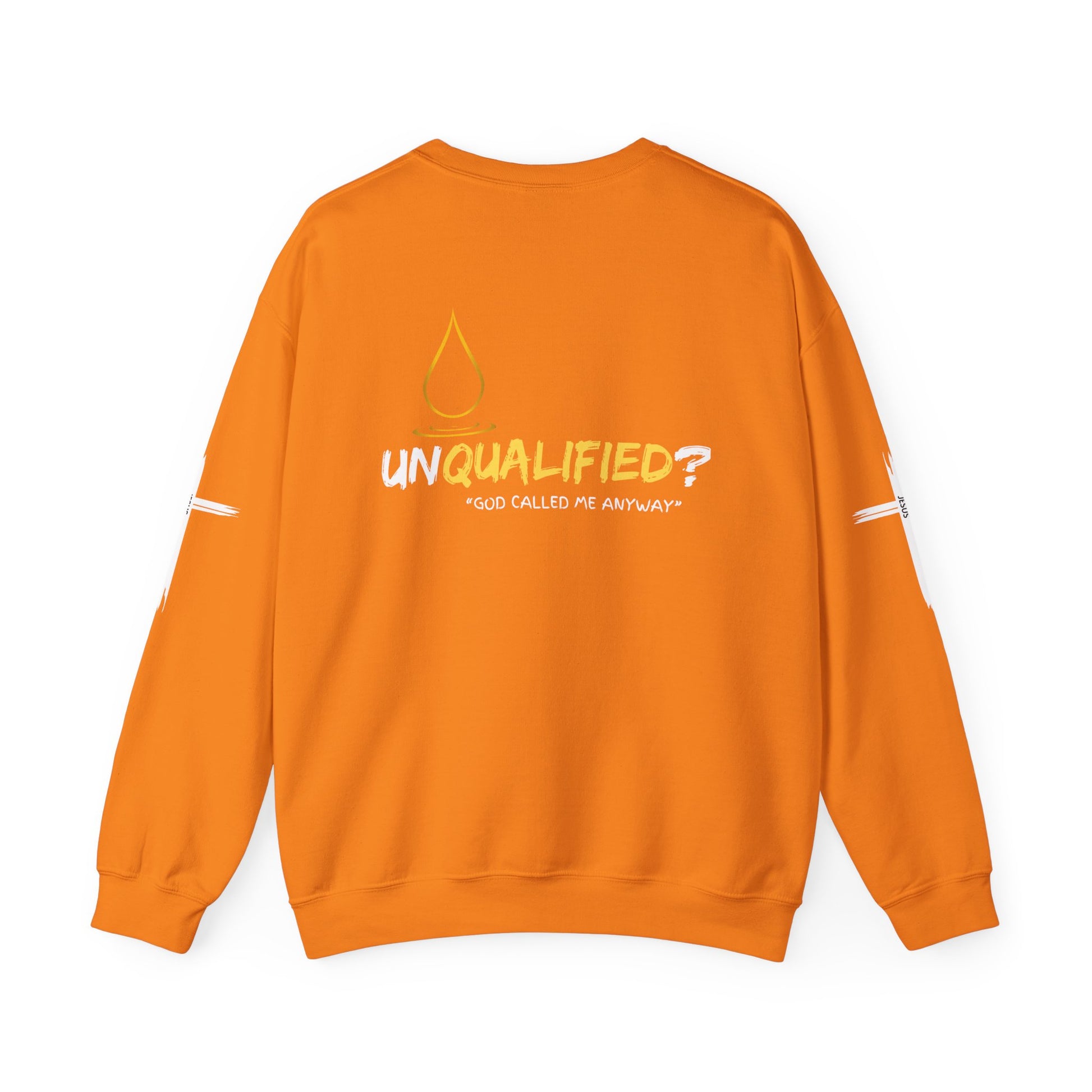 QUALIFIED "God Called Me Anyway" Unisex Crewneck Sweatshirt - Cozy Motivational Apparel