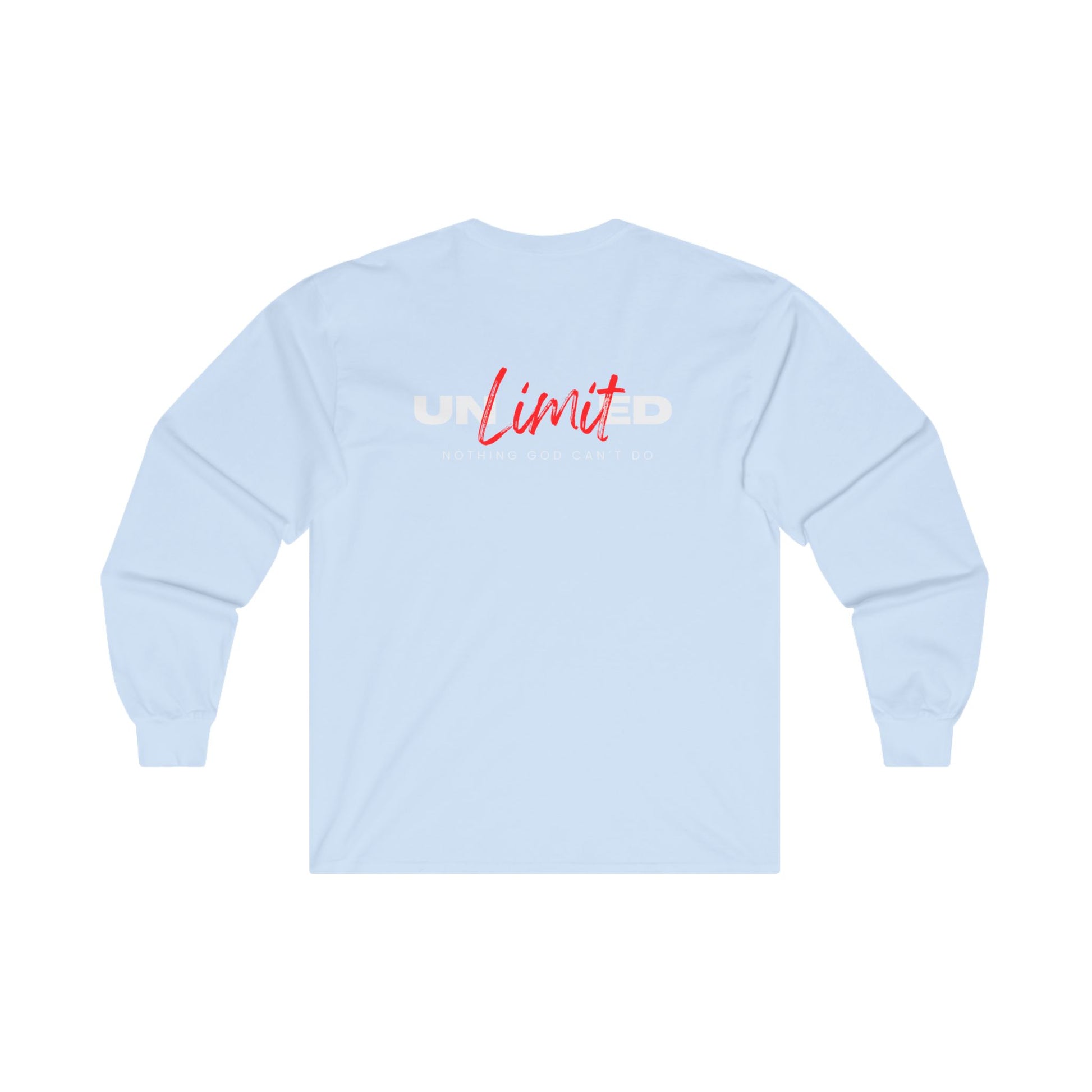 "Unlimited: Nothing God Can't Do" - Unisex Ultra Cotton Long Sleeve Tee