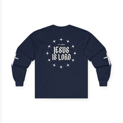 Collection of Faith-Inspired Unisex Long Sleeve Tee - 'Jesus is Lord' Design in a gallery layout