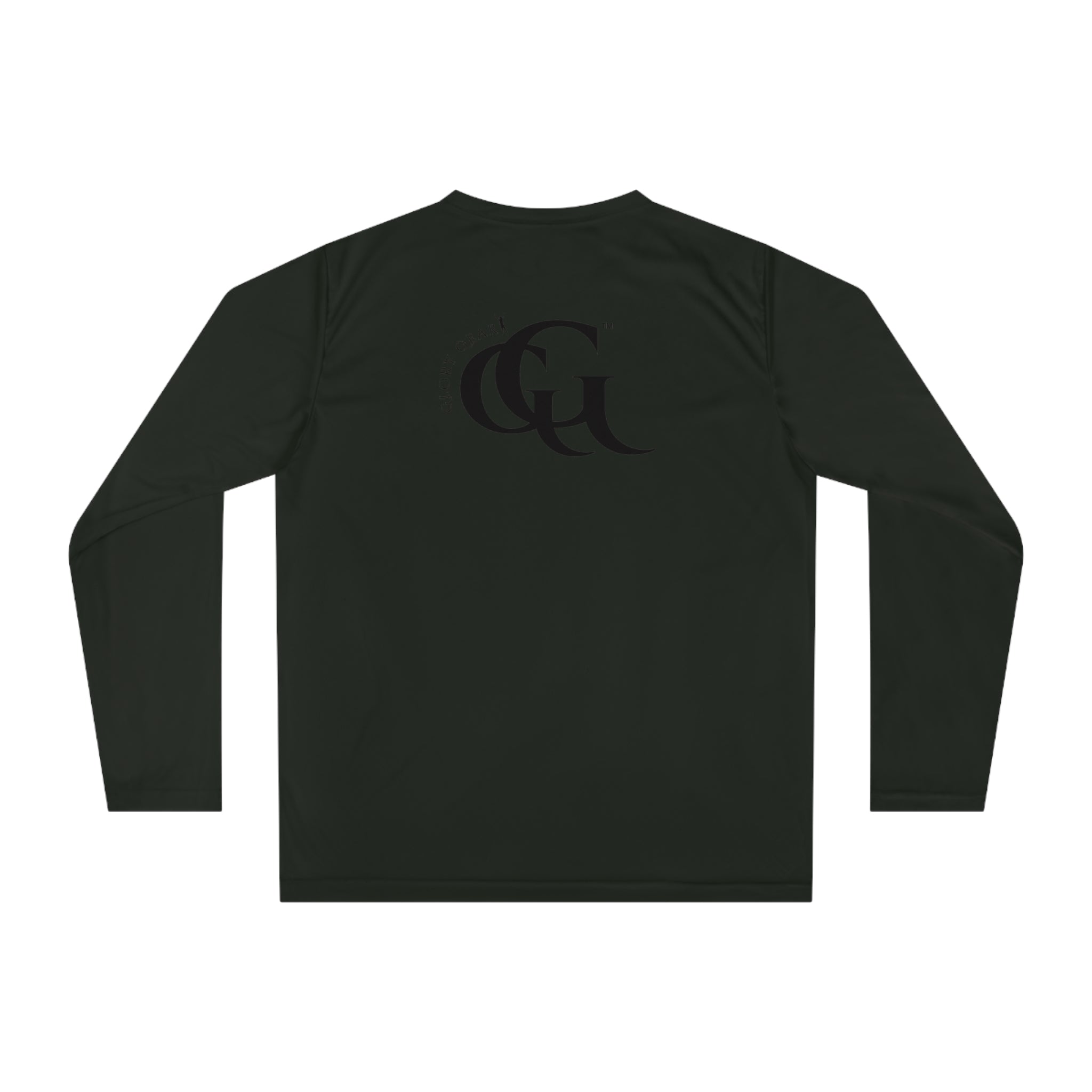 Collection of Unisex Performance Long Sleeve Shirt - 'Glory Gear' Athletic Tee for Fitness Enthusiasts in a gallery layout