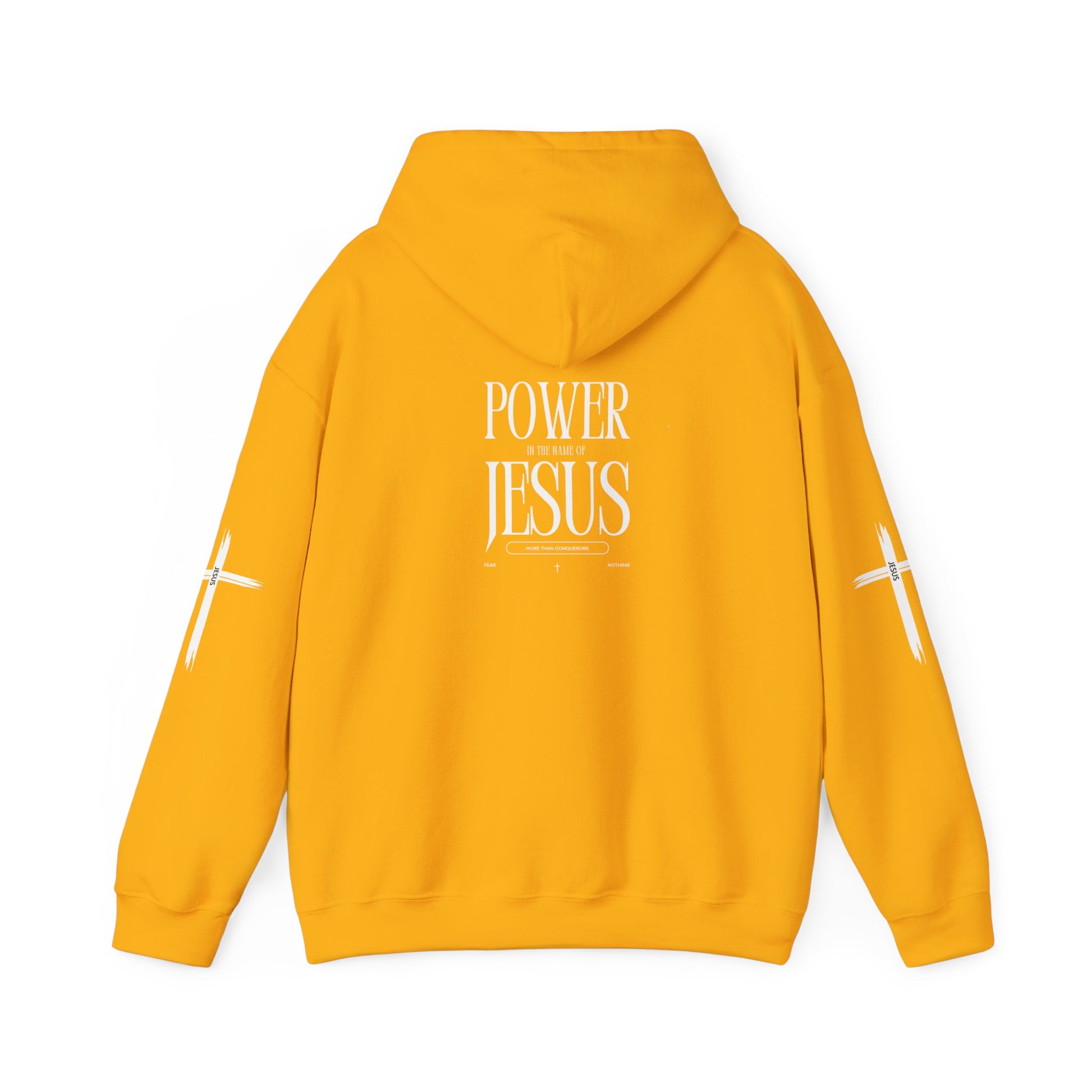 Power in the Name of Jesus Hoodie - Unisex Heavy Blend Sweatshirt for Faith and Inspiration