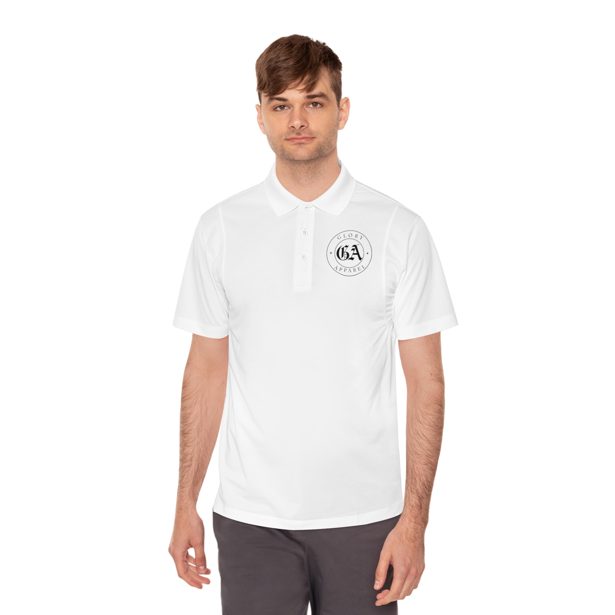 Collection of Glory Apparel Premium Men's Sport Polo Shirt - Comfortable Performance Wear for Active Lifestyles in a gallery layout