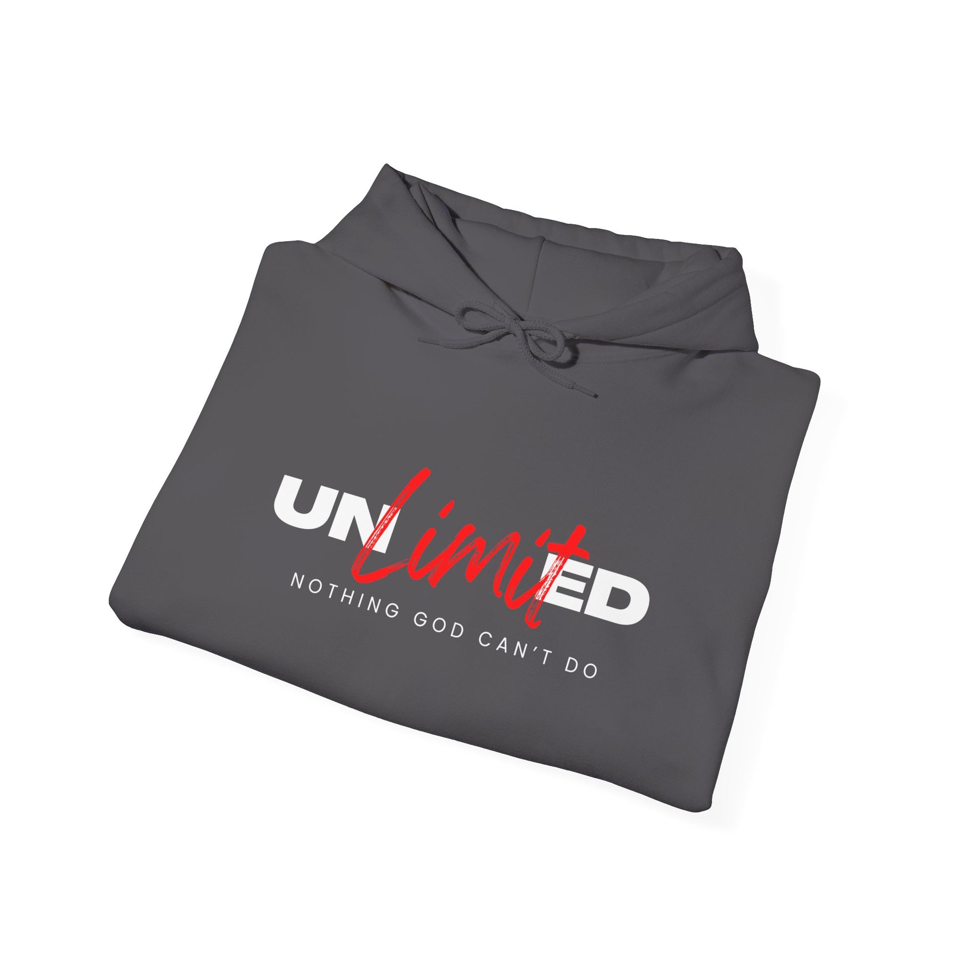 "UNLIMITED: Nothing God Can't Do" - Faith-Inspired Hoodie