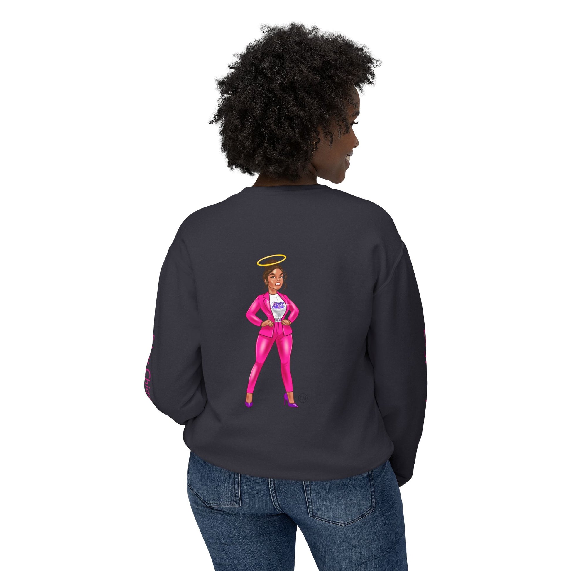 Rise Up Sheros Unisex Lightweight Crewneck Sweatshirt - Empowerment Gift for Women