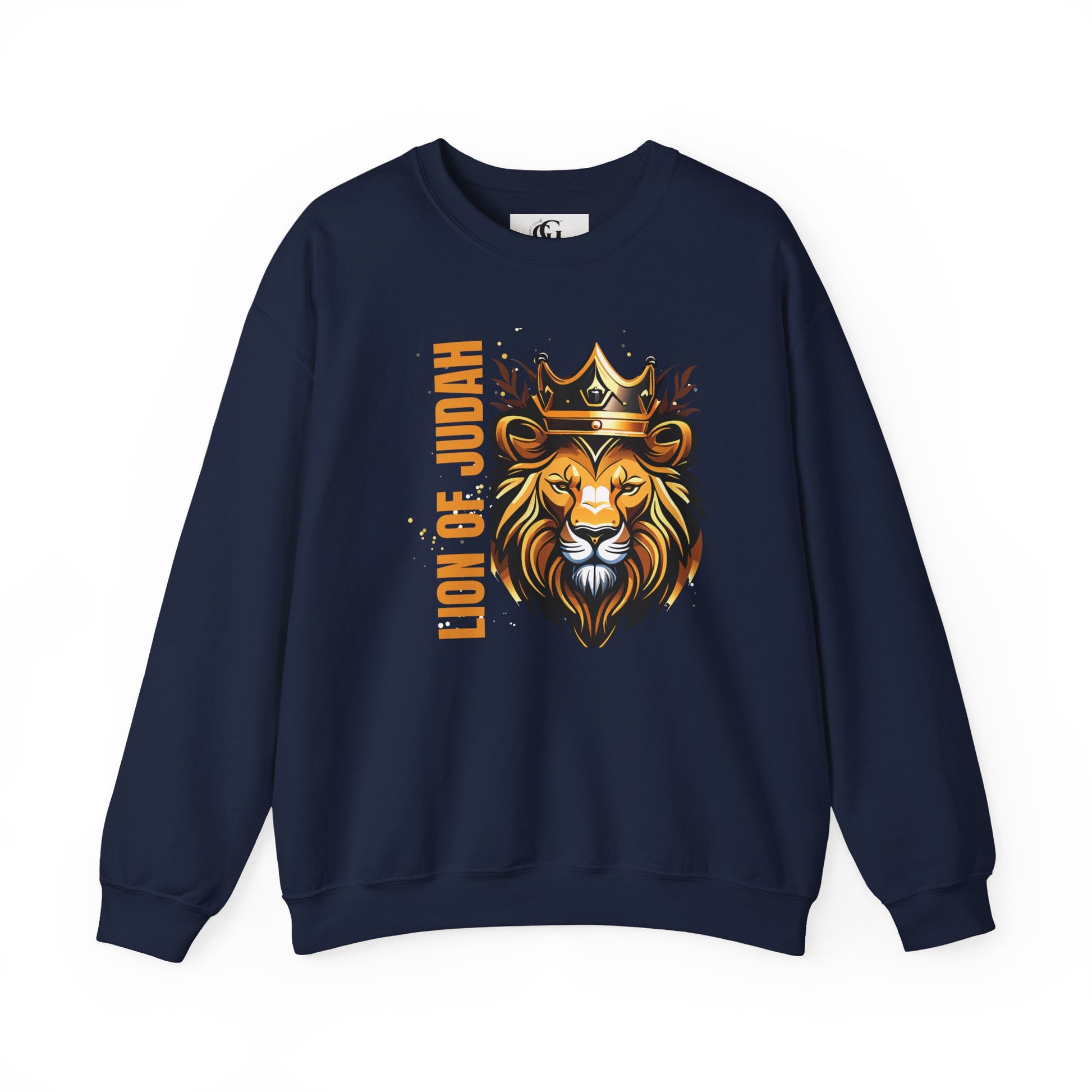 Lion of Judah Unisex Crewneck Sweatshirt - Faith-Inspired Apparel