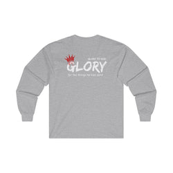 Collection of Unisex Long Sleeve Tee - 'Glory' To God - Comfortable & Stylish Apparel for All Occasions in a gallery layout