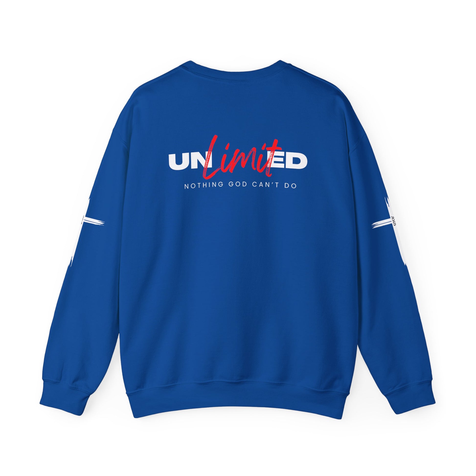 Unlimited "Nothing God Can't Do" Crewneck Sweatshirt - Motivational Everyday Wear