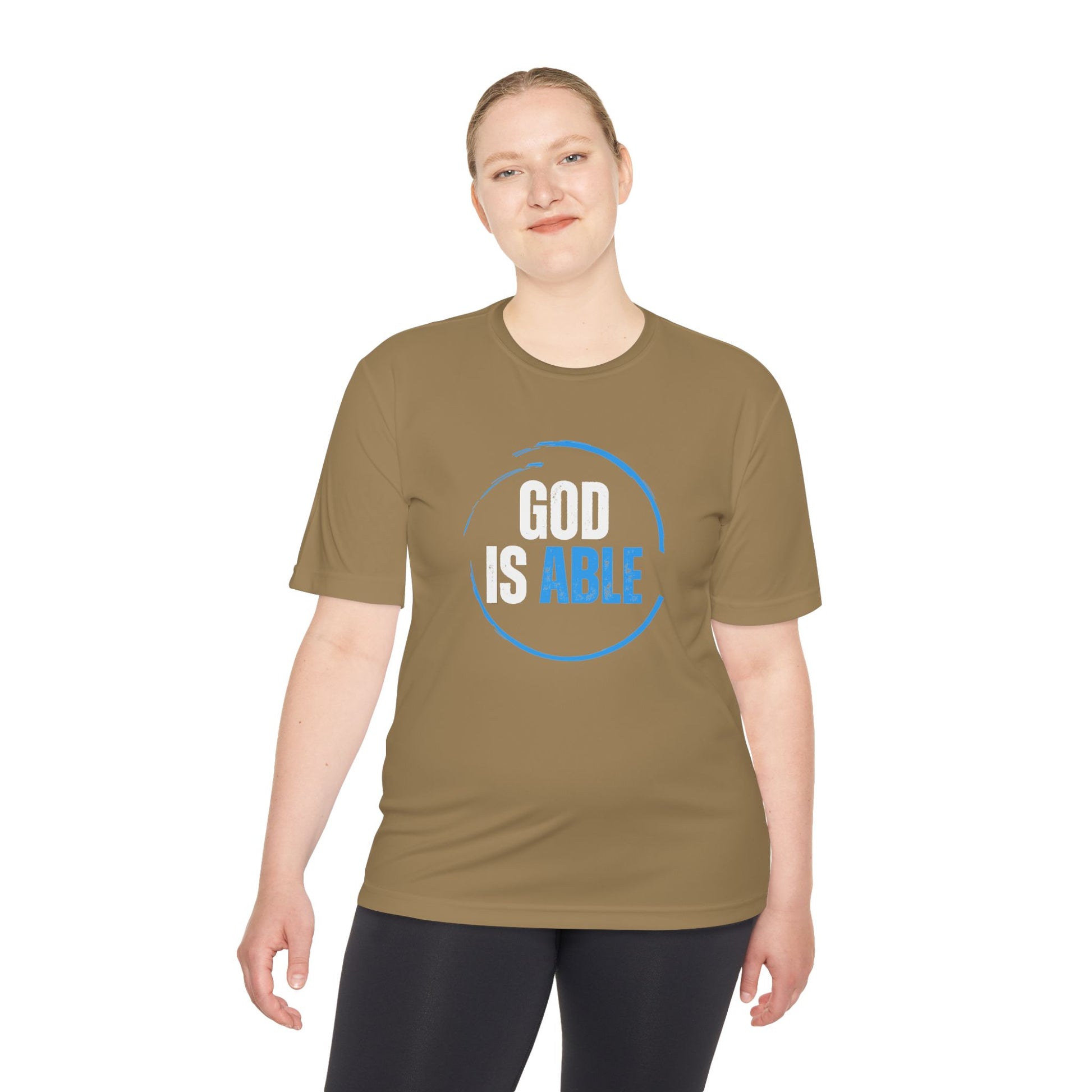 "God is Able" Unisex Moisture Wicking Tee