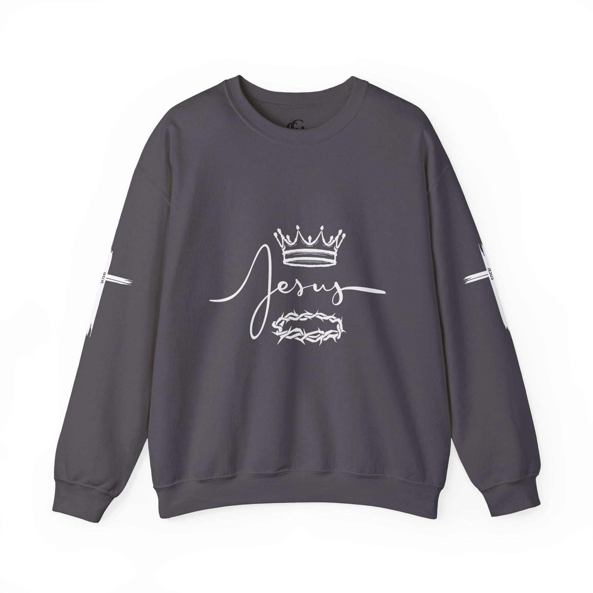 Jesus Crown & Thorns Unisex Crewneck Sweatshirt