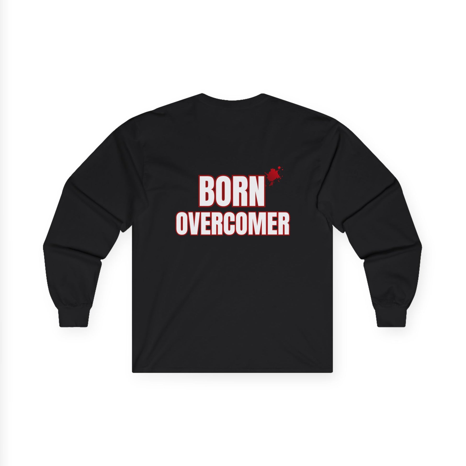 Born Overcomer Unisex Long Sleeve Tee - Inspirational Motivational Shirt