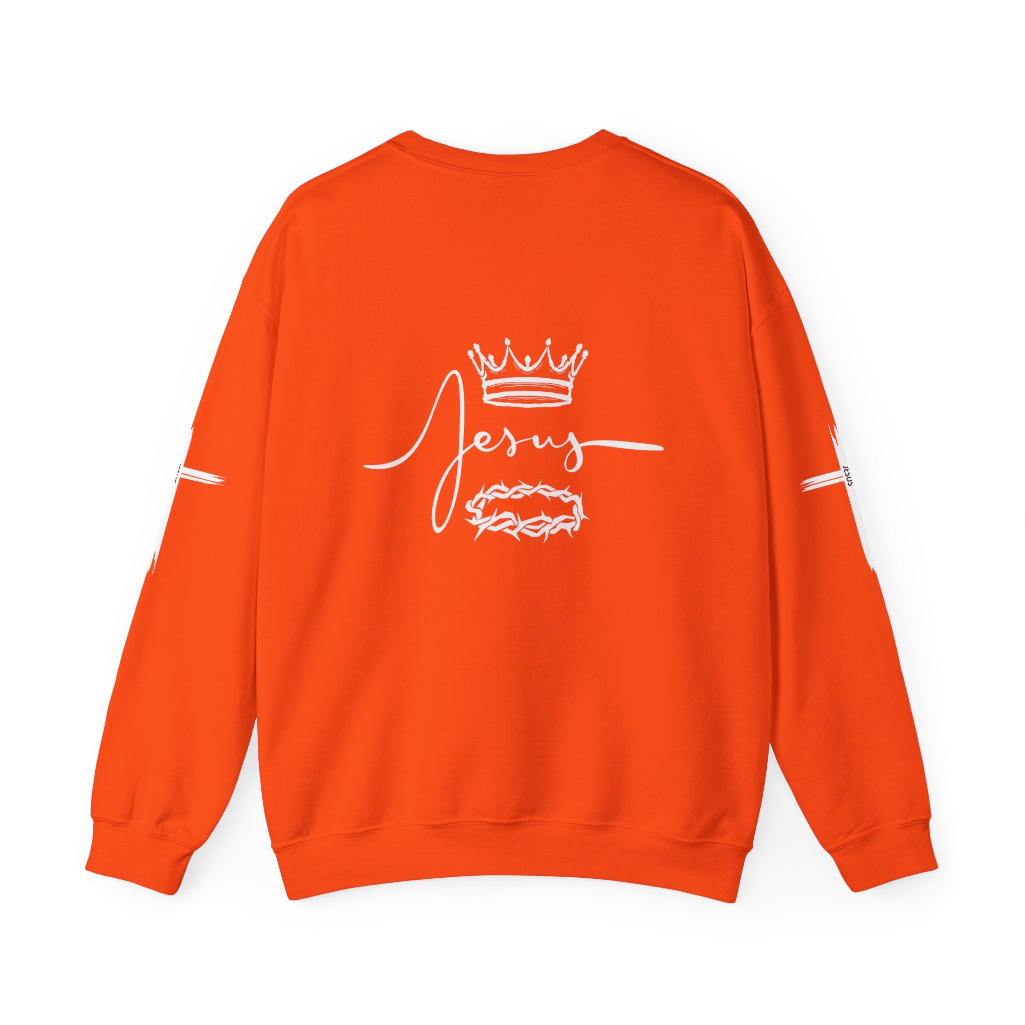 Collection of Jesus Crown & Thorns Unisex Crewneck Sweatshirt in a gallery layout