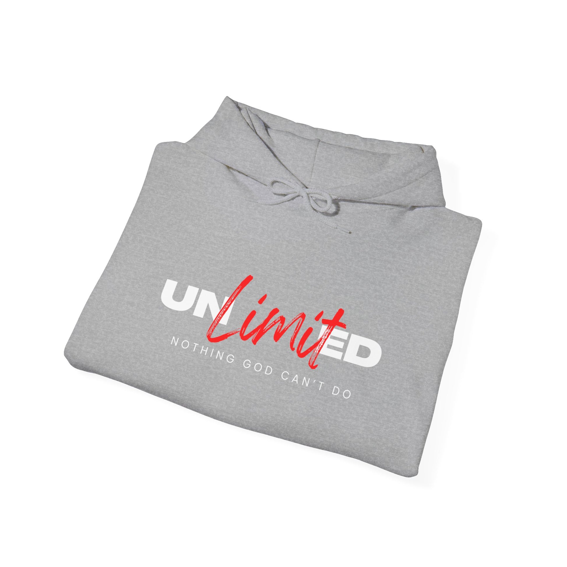 "UNLIMITED: Nothing God Can't Do" - Faith-Inspired Hoodie