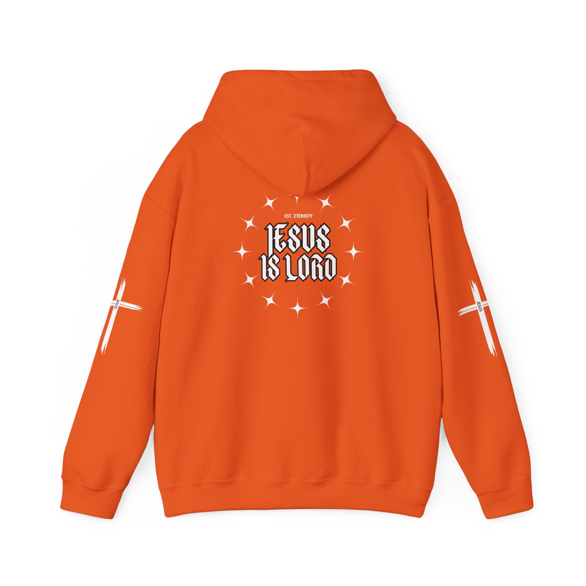 Collection of Unisex Heavy Hooded Sweatshirt - Jesus Is Lord Design in a gallery layout