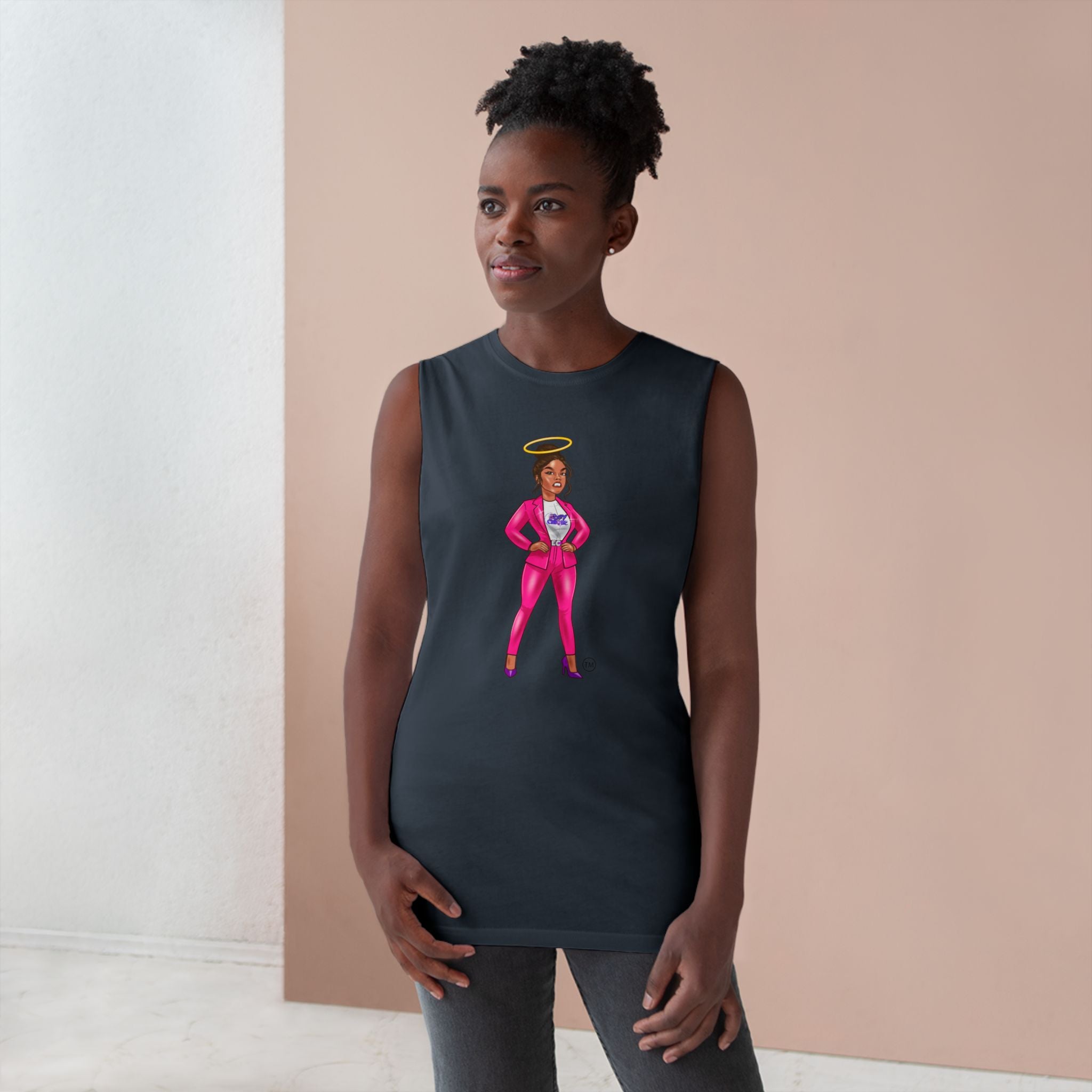 Collection of Edgy Chique Barnard Tank - Empowering Sleeveless Top in a gallery layout