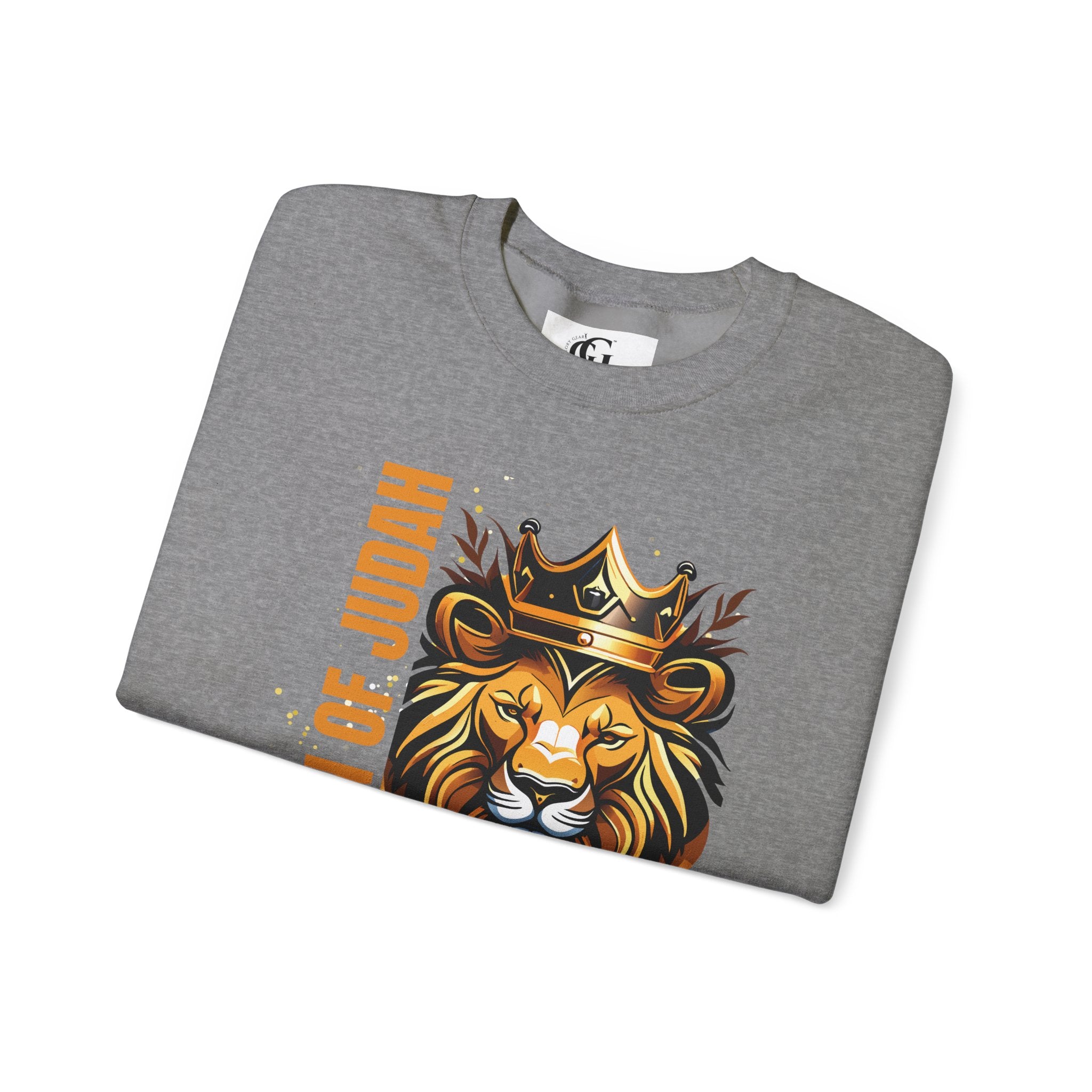 Collection of Lion of Judah Unisex Crewneck Sweatshirt - Faith-Inspired Apparel in a gallery layout