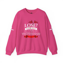 Collection of Inspirational Crewneck Sweatshirt - I AM VICTORIOUS 1 COR. 15:57 | Faith & Victory Apparel in a gallery layout