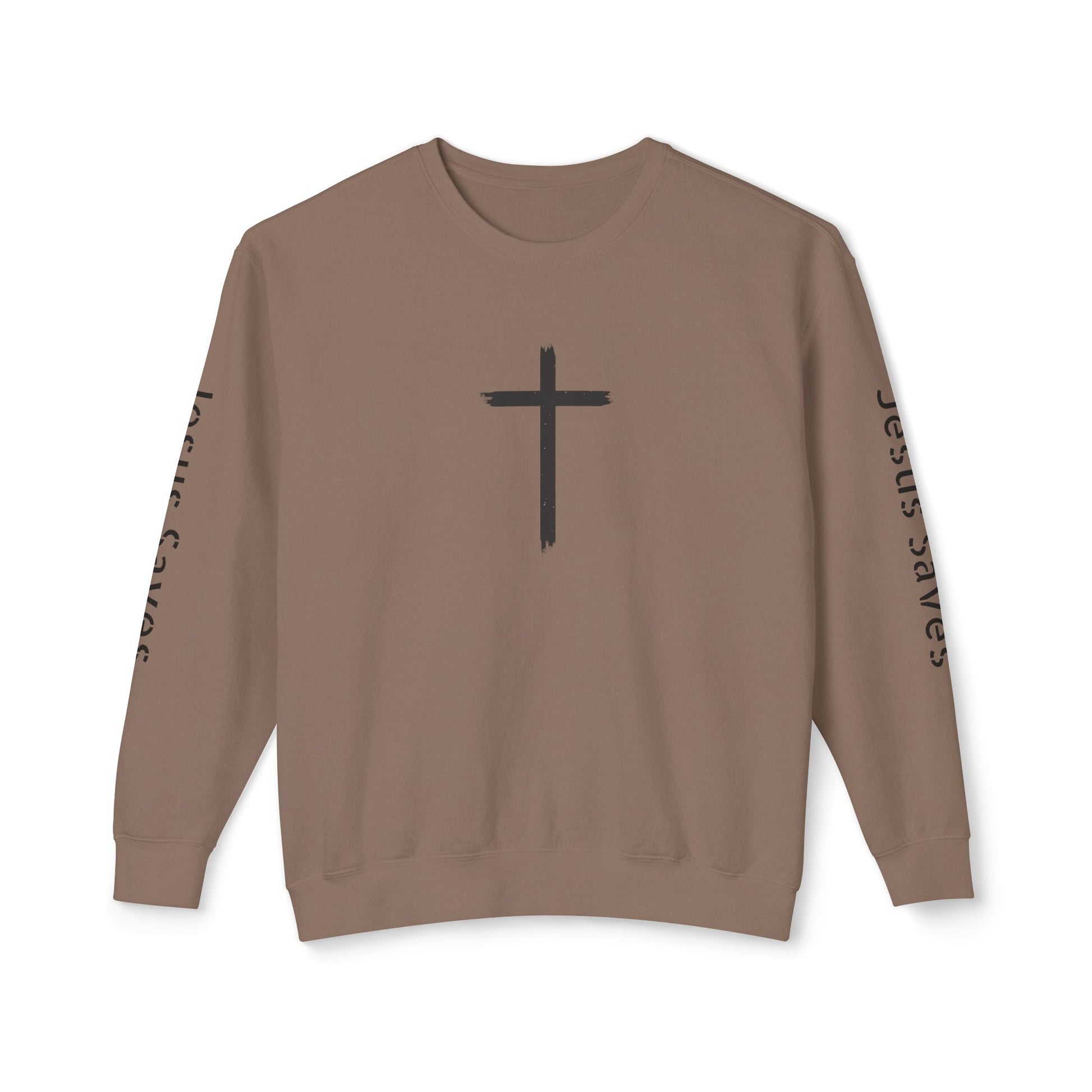 Inspirational Unisex Crewneck Sweatshirt - Glory Gear 'Jesus Saves' Design