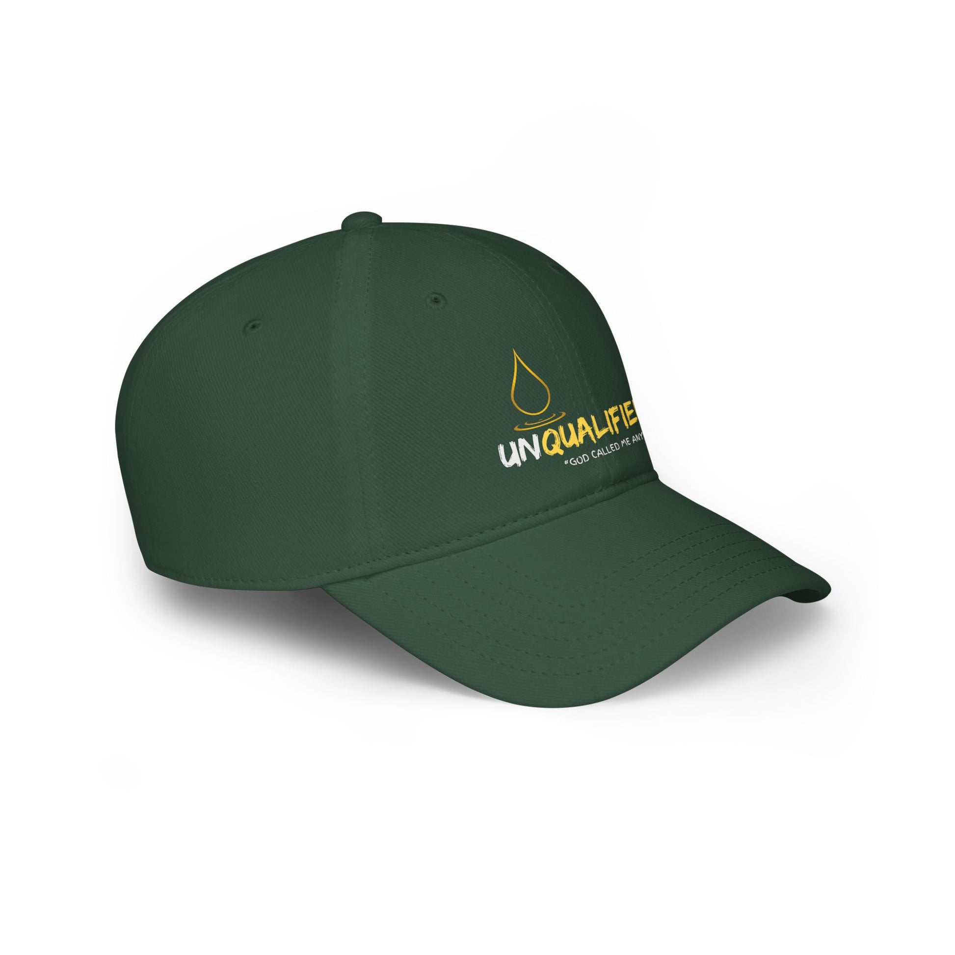 UNQUALIFIED? God Called Me Anyway Baseball Cap - Faith Inspired Low Profile Cap for Everyday Wear