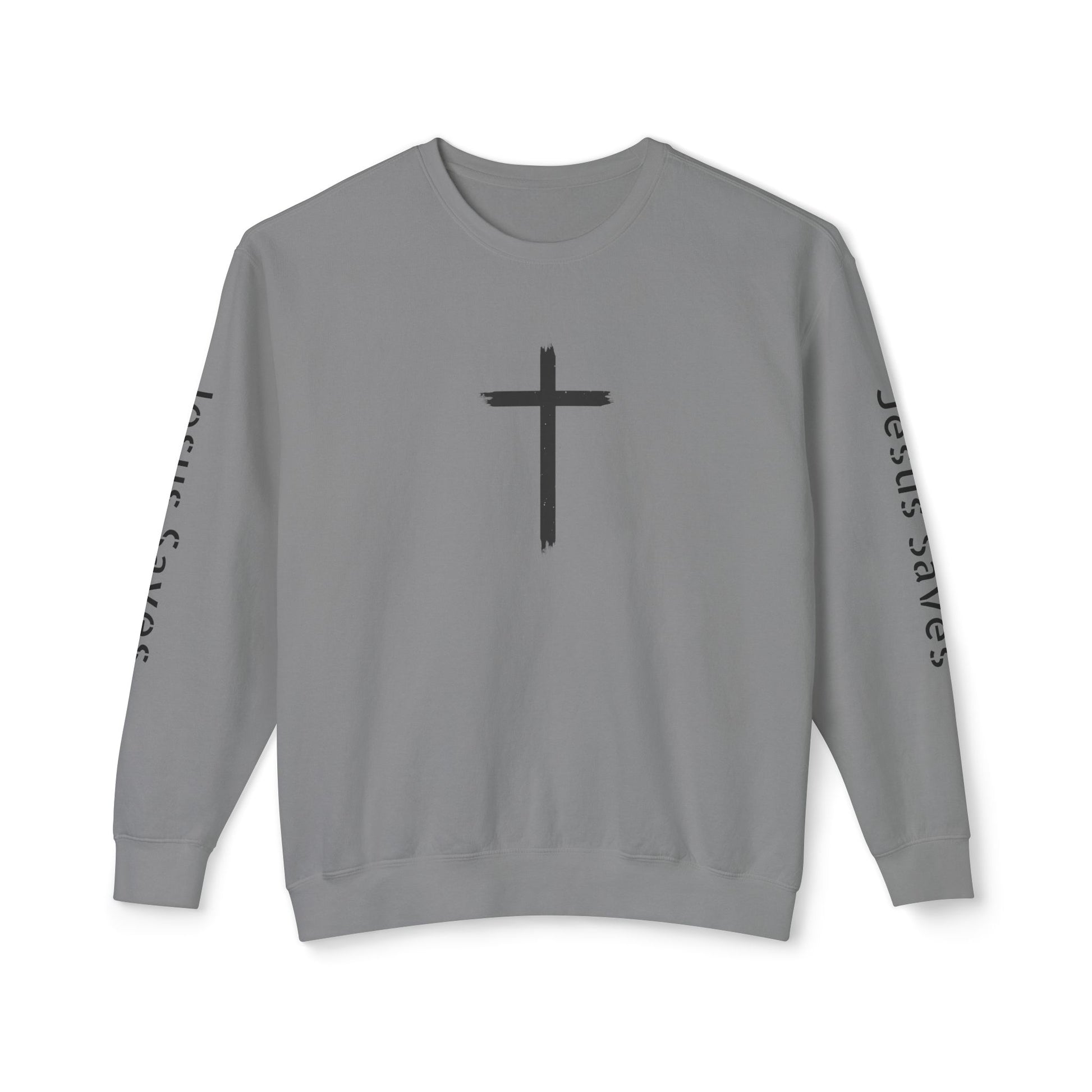 Inspirational Unisex Crewneck Sweatshirt - Glory Gear 'Jesus Saves' Design