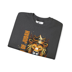 Collection of Lion of Judah Unisex Crewneck Sweatshirt - Faith-Inspired Apparel in a gallery layout