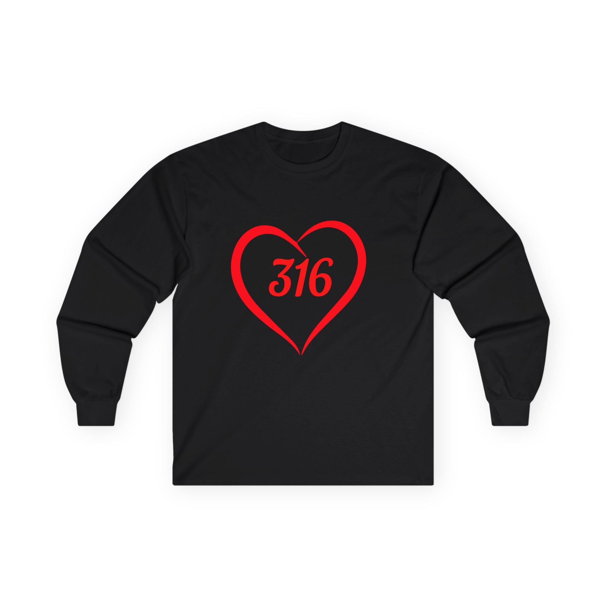 Heart 316 Unisex Ultra Cotton Long Sleeve Tee - Perfect Gift for Faith & Love Events