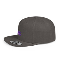 Collection of Stylish Flat Bill Snapback Hat - Casual Streetwear with 'Edgy Chique' Design in a gallery layout