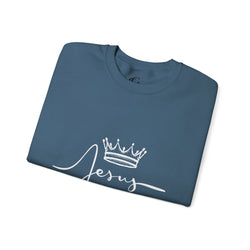 Collection of Jesus Crown & Thorns Unisex Crewneck Sweatshirt in a gallery layout