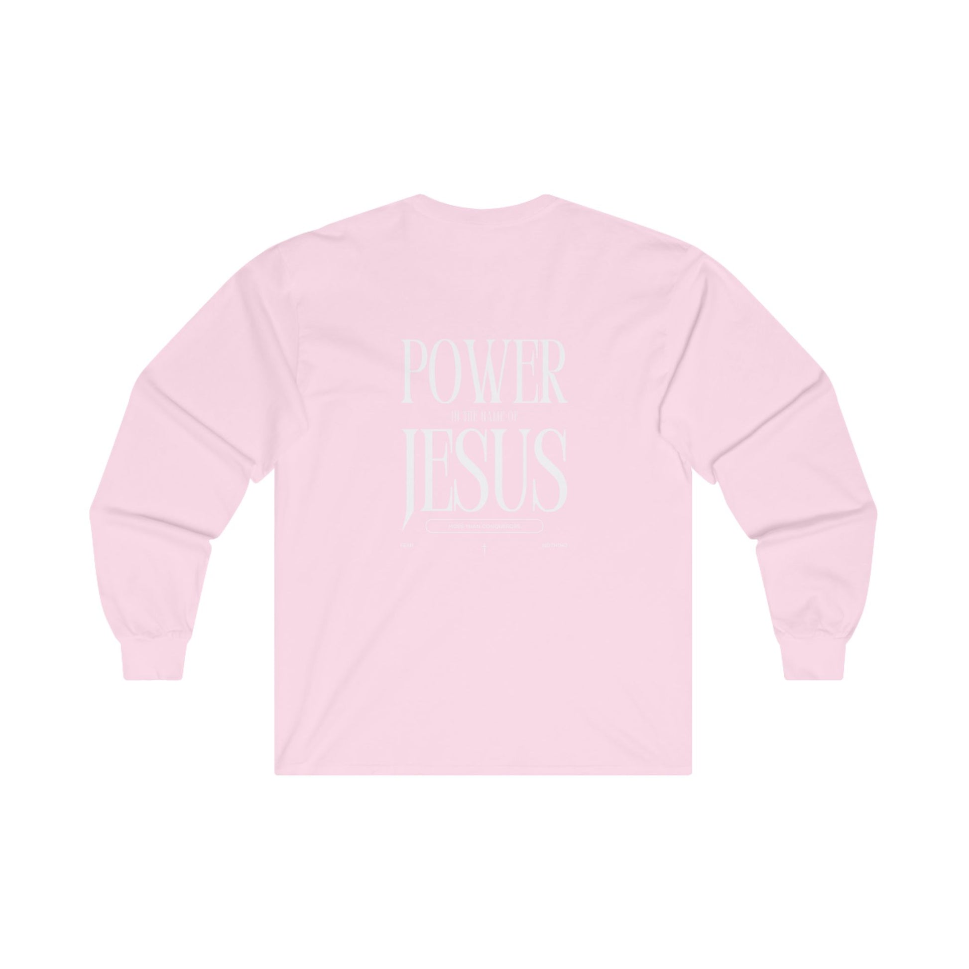 Power in the Name of Jesus Unisex Long Sleeve Tee - Faith-Based Spiritual Apparel