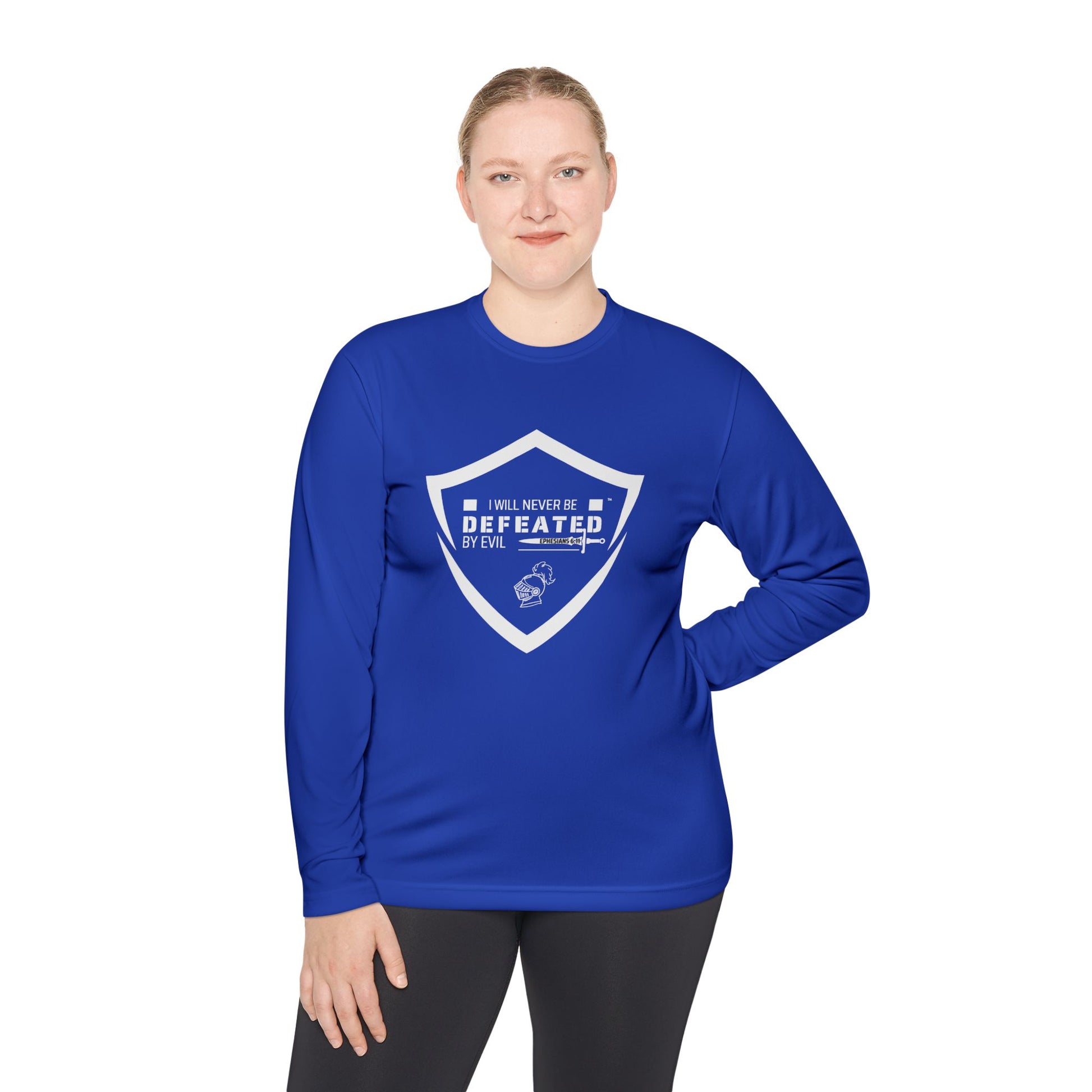 'Victorious & unDefeated' Unisex Lightweight Long Sleeve Tee