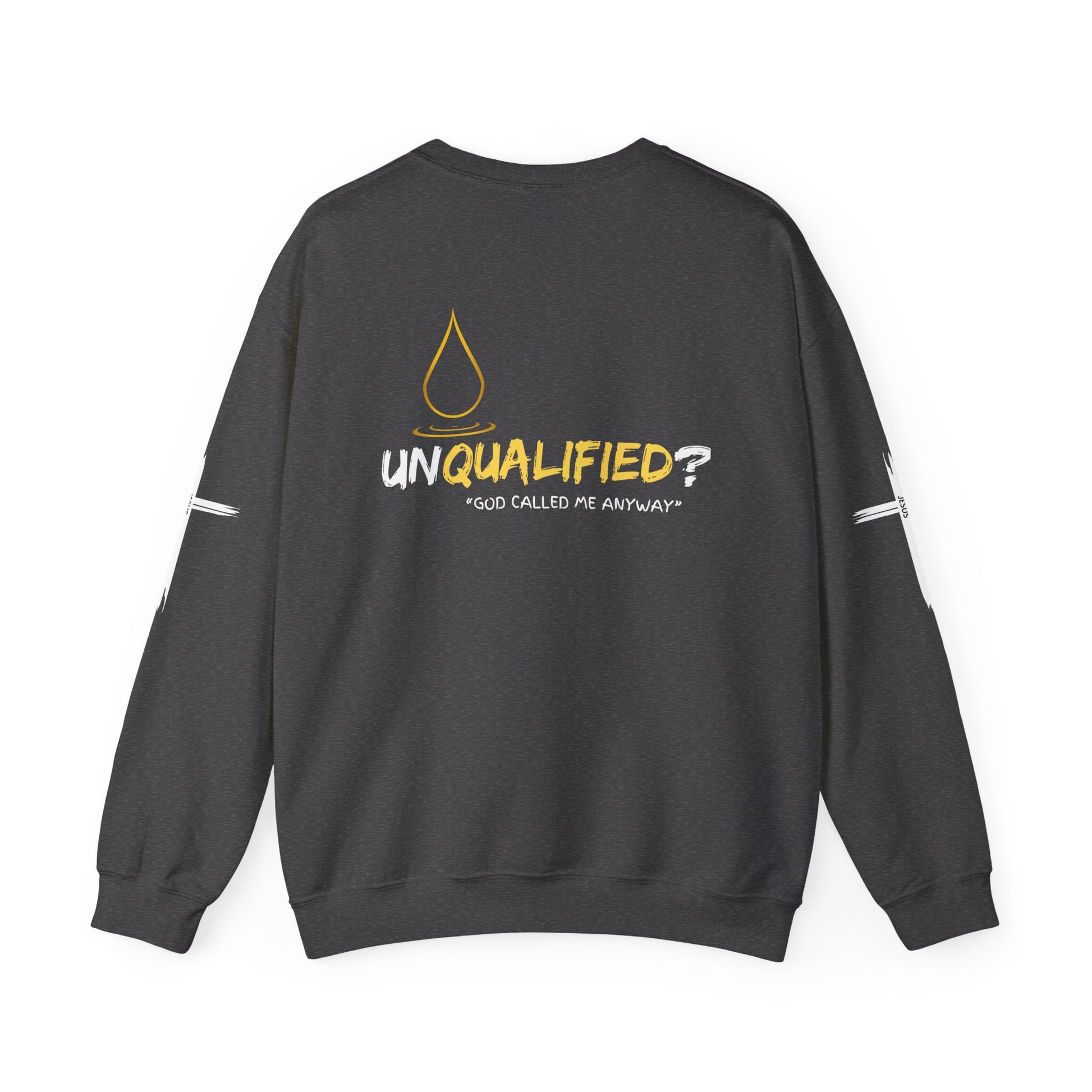 QUALIFIED "God Called Me Anyway" Unisex Crewneck Sweatshirt - Cozy Motivational Apparel