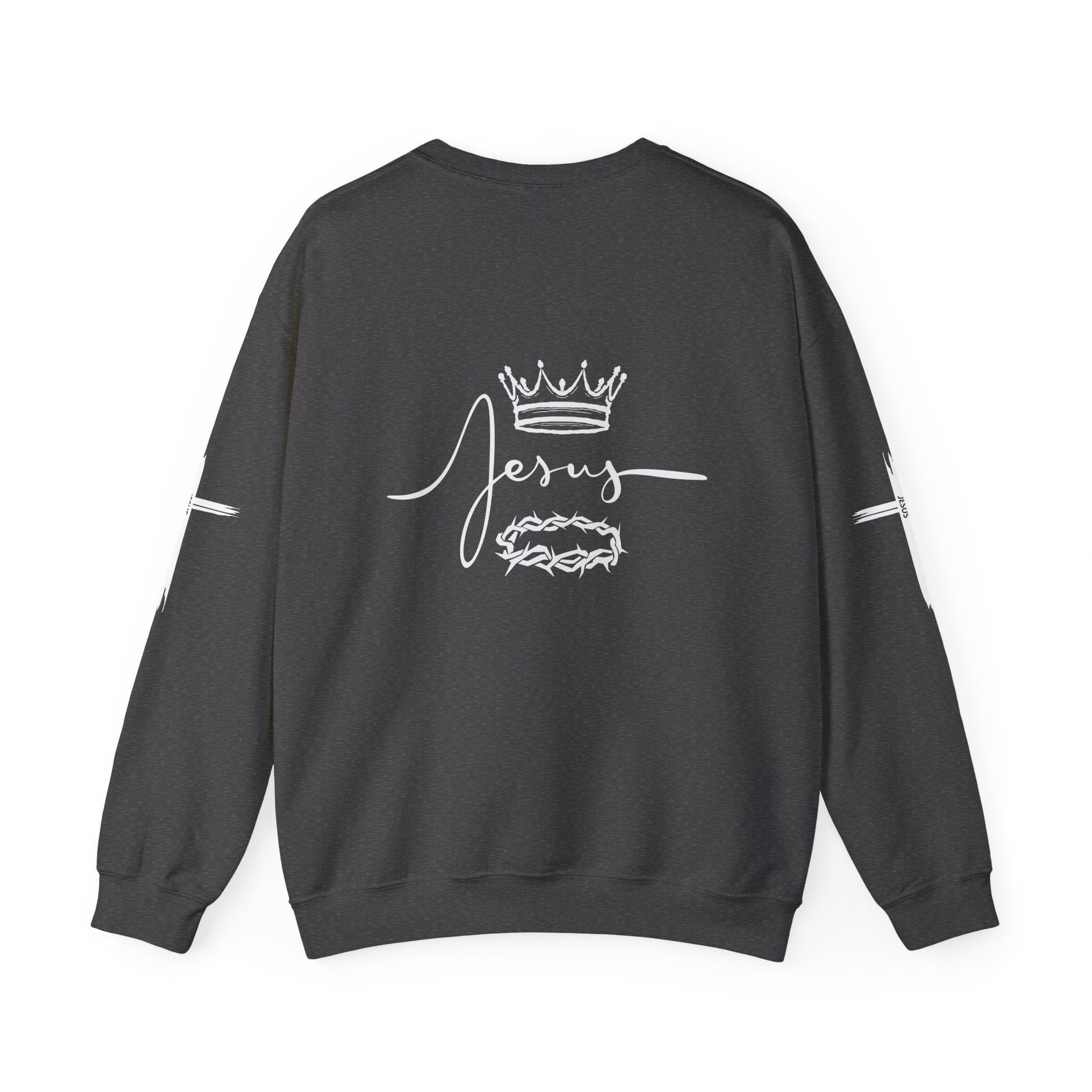 Jesus Crown & Thorns Unisex Crewneck Sweatshirt