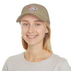 Collection of Glory to God Floral Low Profile Baseball Cap | Stylish Faith-Inspired Headwear in a gallery layout