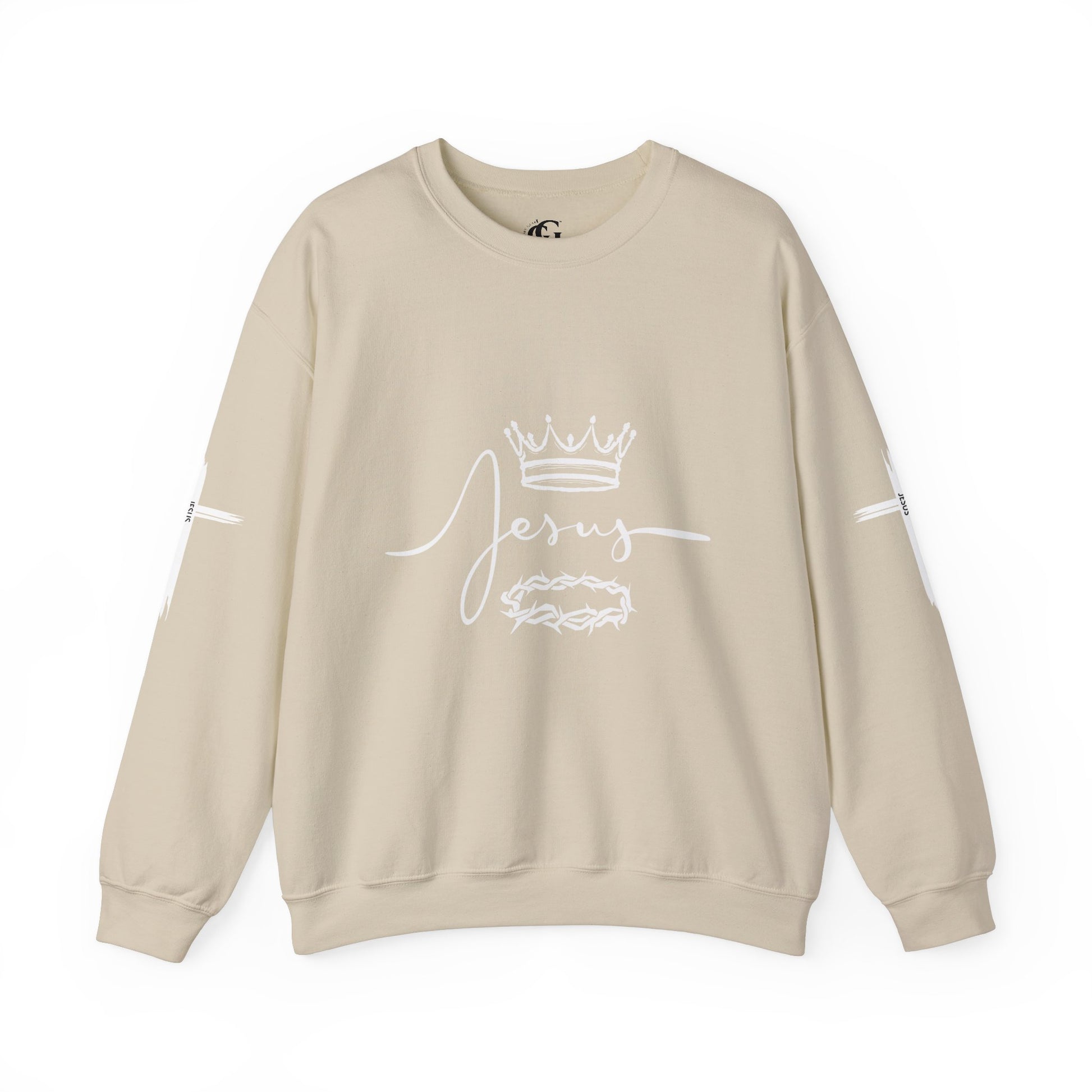 Jesus Crown & Thorns Unisex Crewneck Sweatshirt