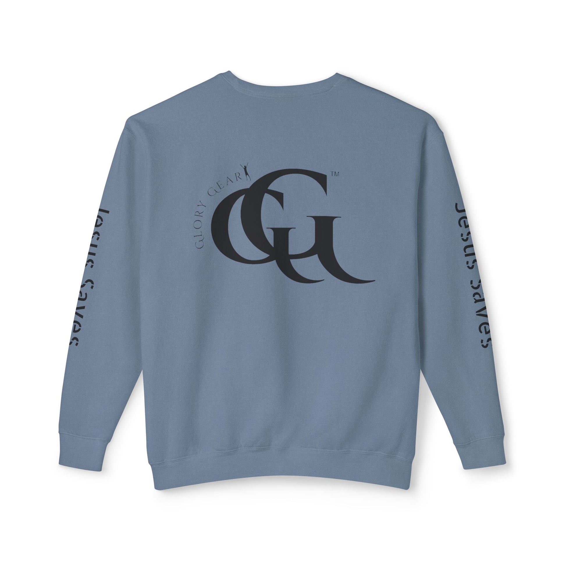 Inspirational Unisex Crewneck Sweatshirt - Glory Gear 'Jesus Saves' Design