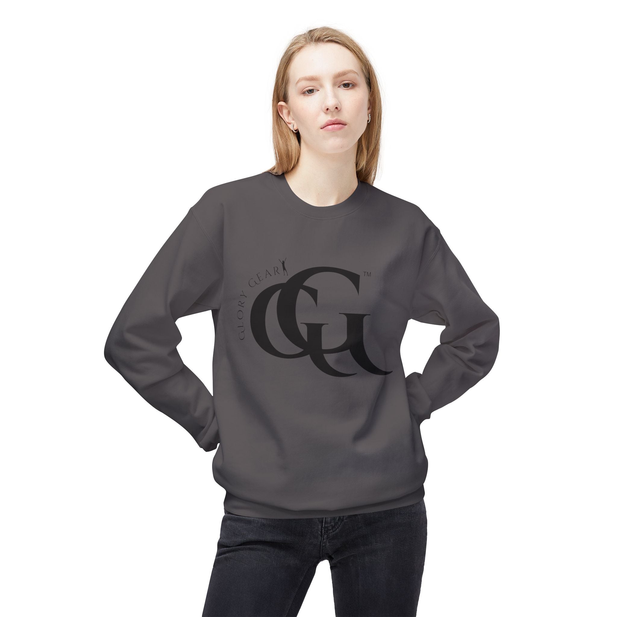 Collection of Glory Gear Unisex Midweight Softstyle Fleece Crewneck Sweatshirt in a gallery layout