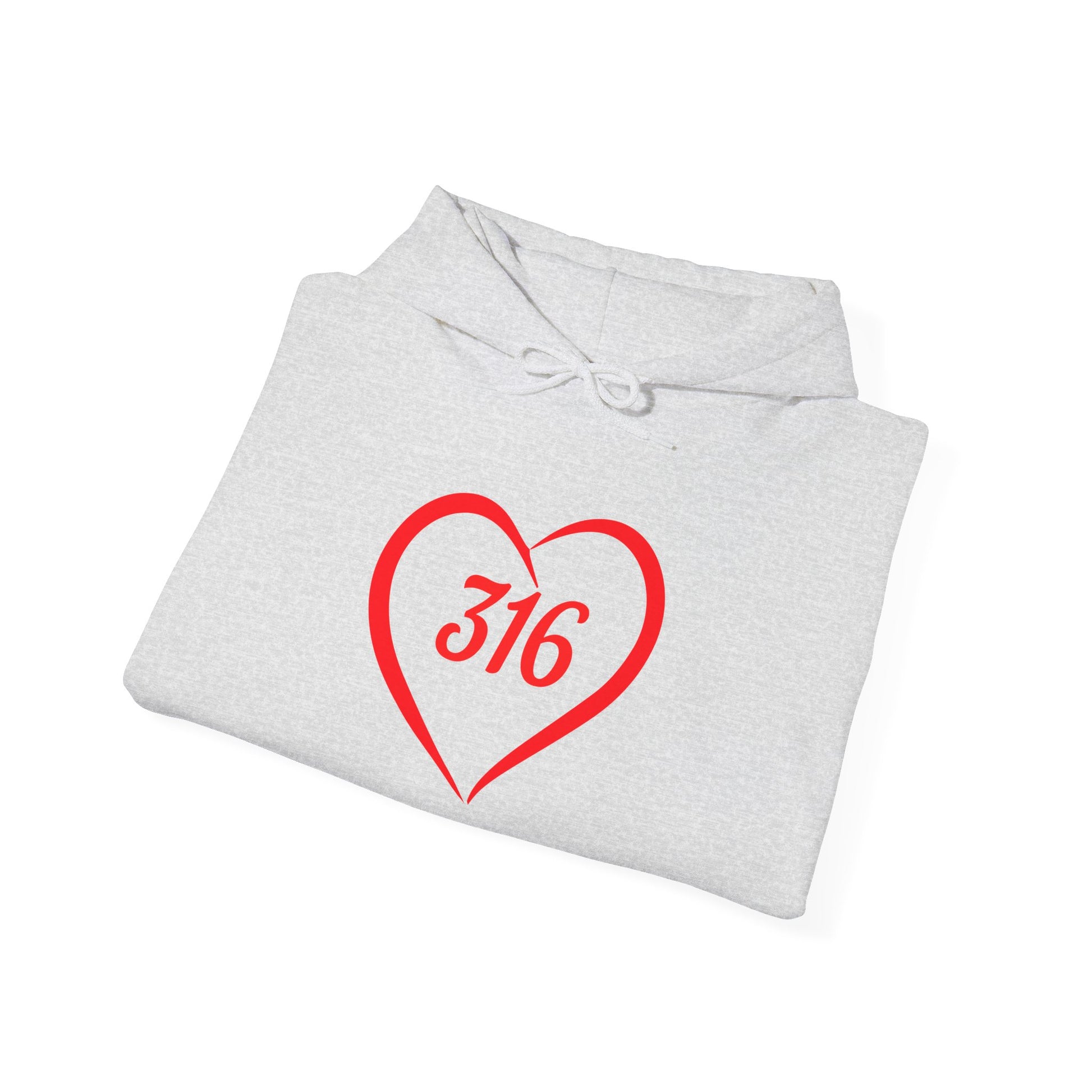 Heart 316 Unisex Heavy Blend Hooded Sweatshirt - Comfortable Faith-Inspired Apparel